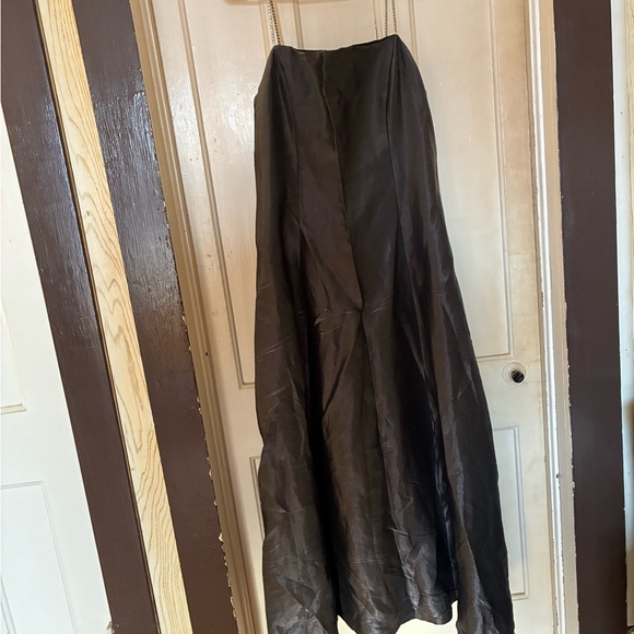 Dave & Johnny vintage 90s silver prom dress - Picture 2 of 16